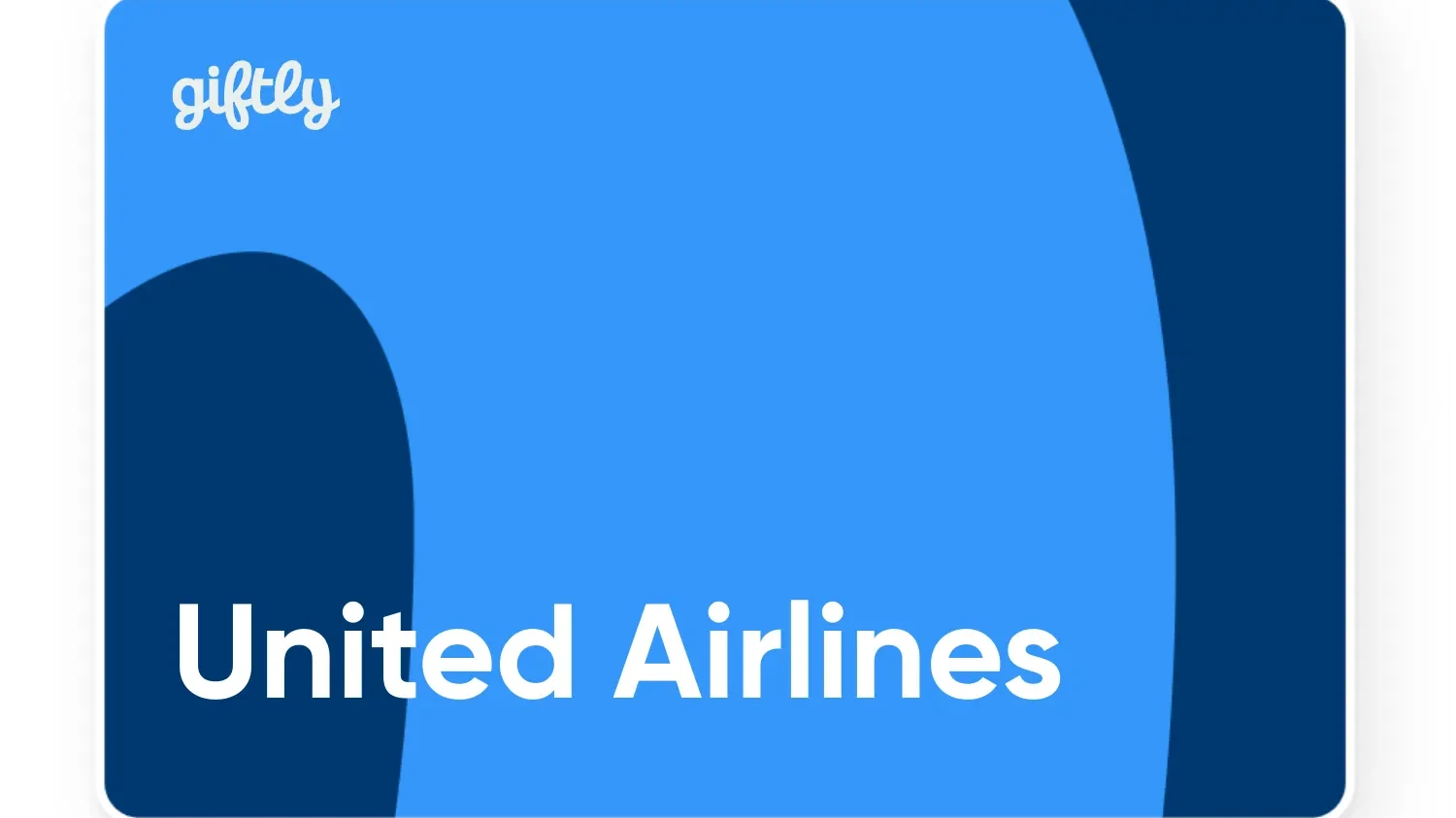 United Airlines gift card