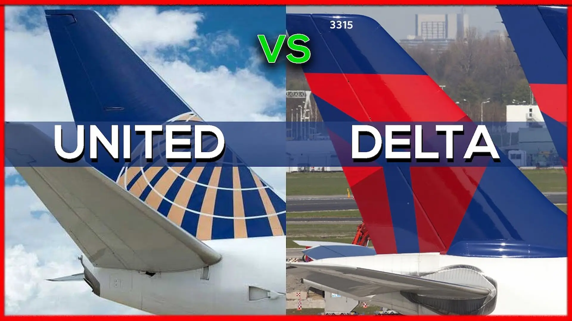 comparison between United Airlines and delta