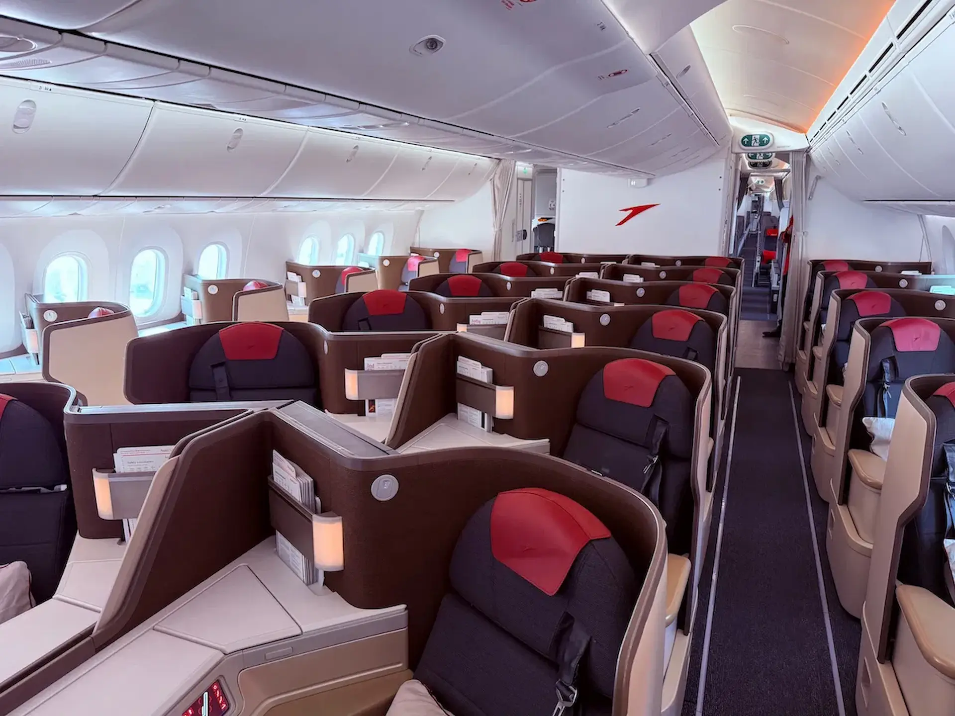 Business Cabin In Austrian Airlines