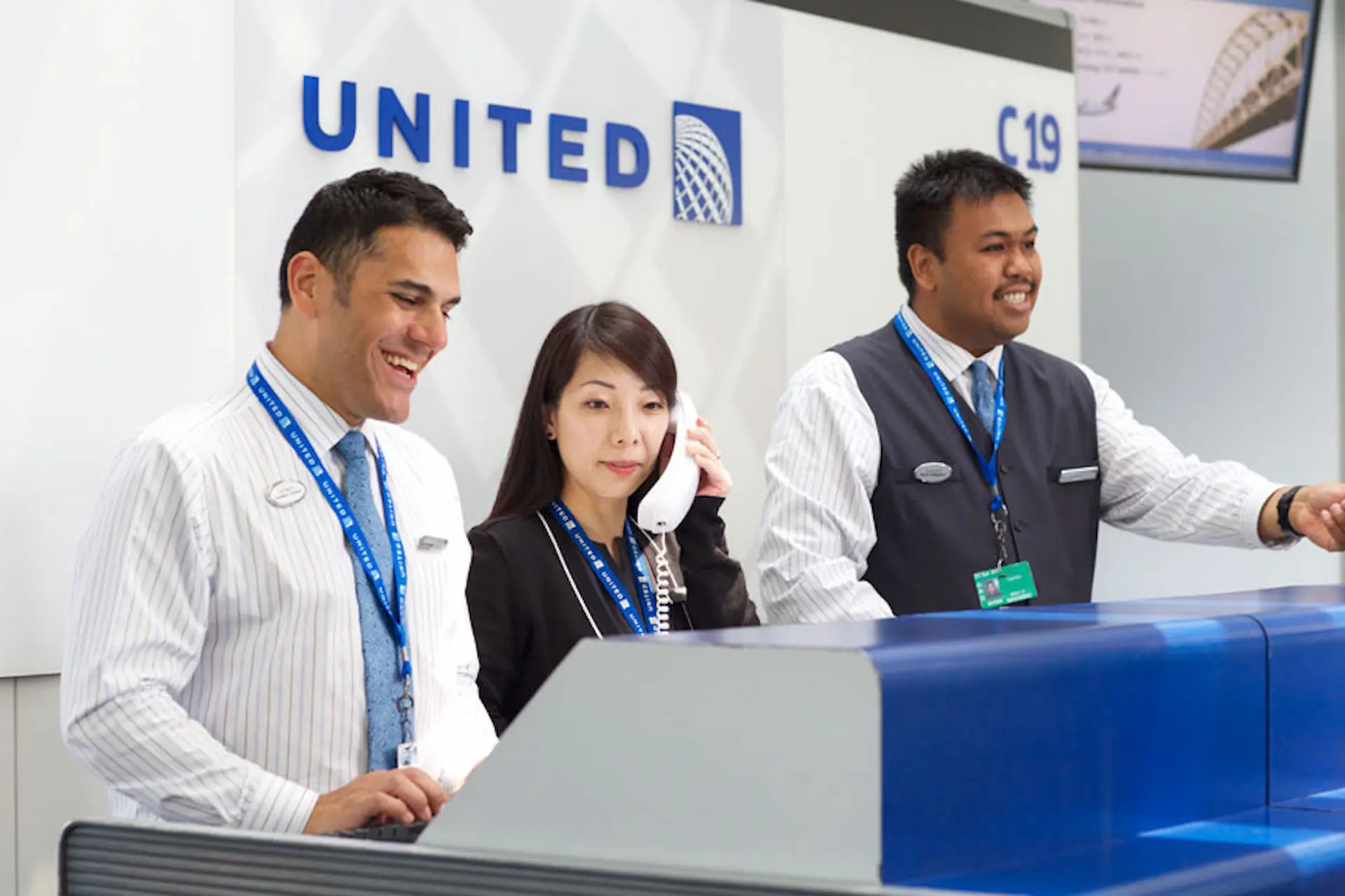 Customer service job in United Airlines