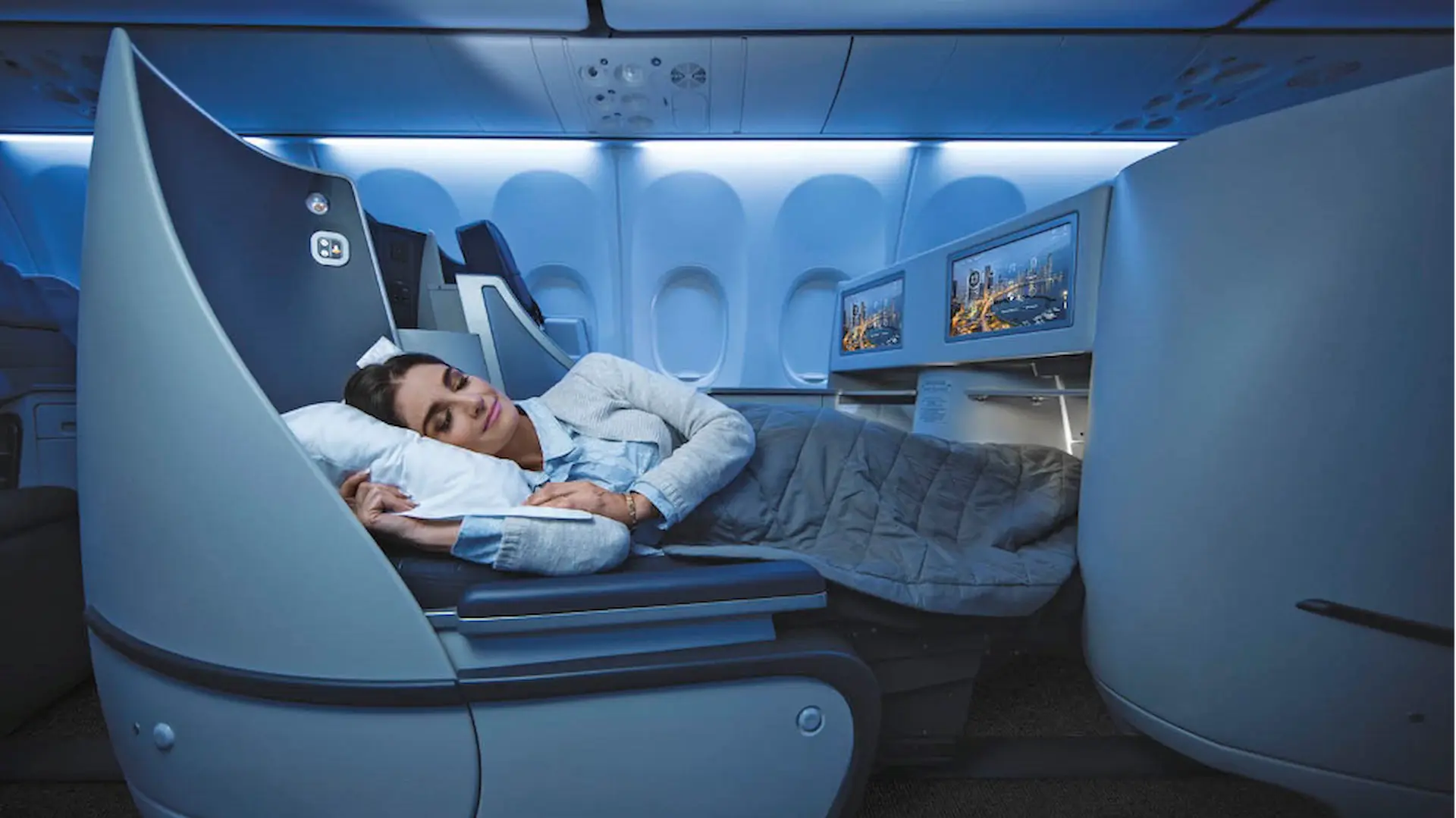 Business Class Cabin in Copa Airlines