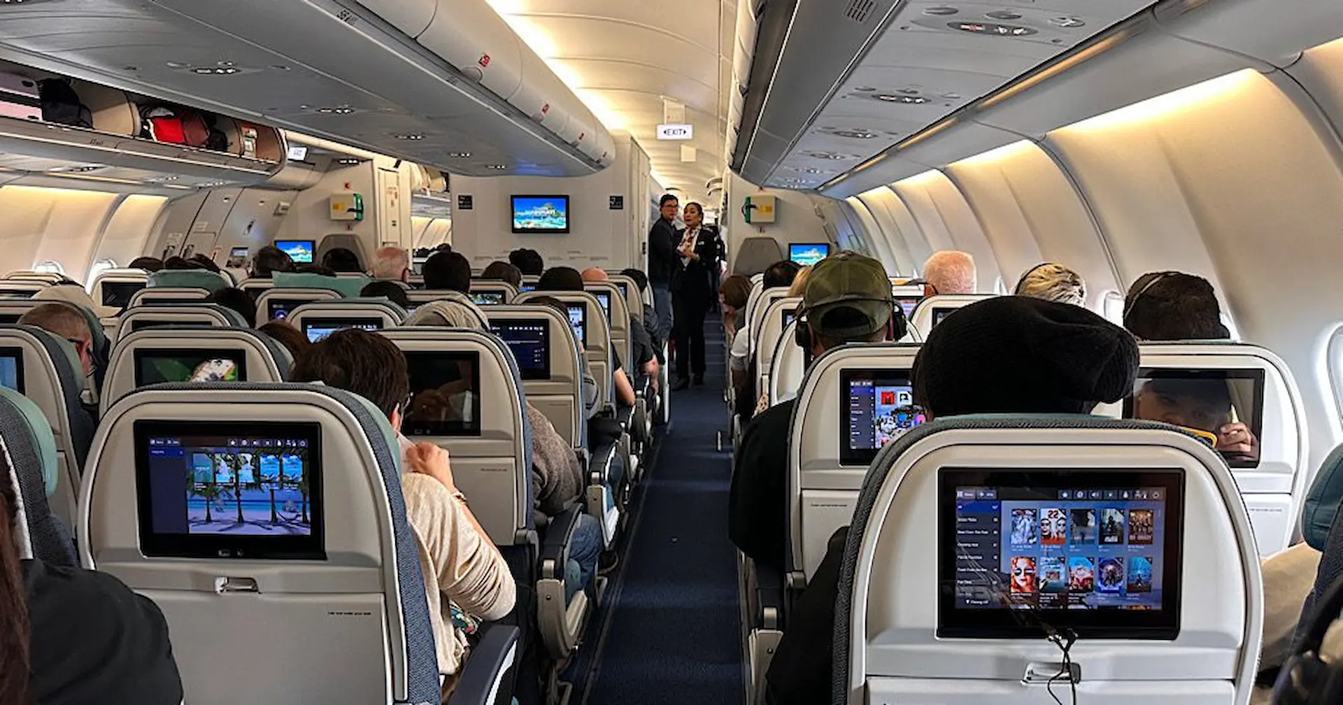 Philippine Airlines on board