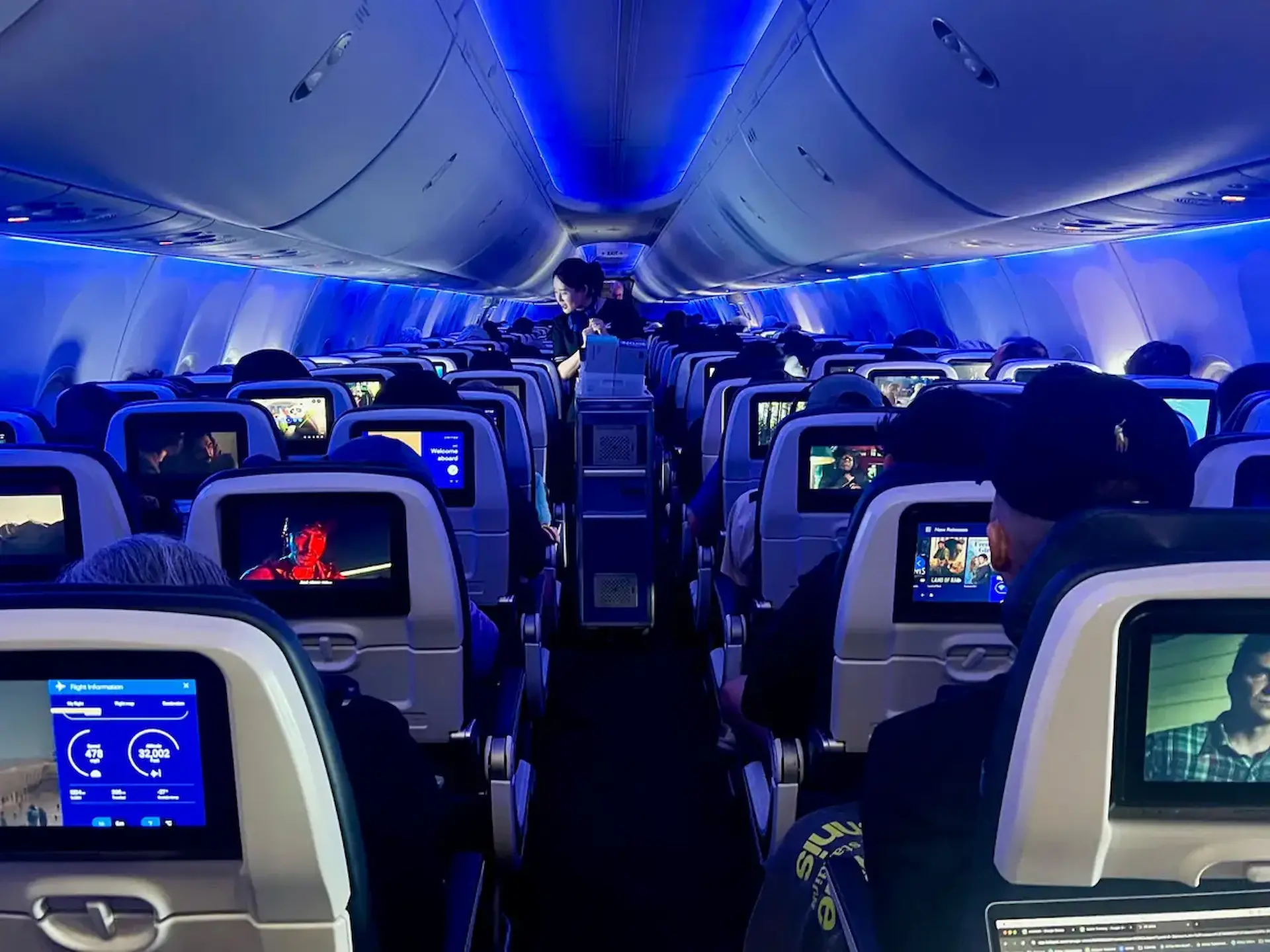 United Airlines Economy Seat