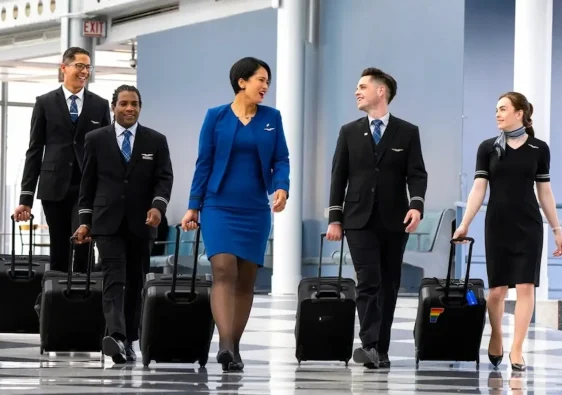 Flight attendants of United Airlines