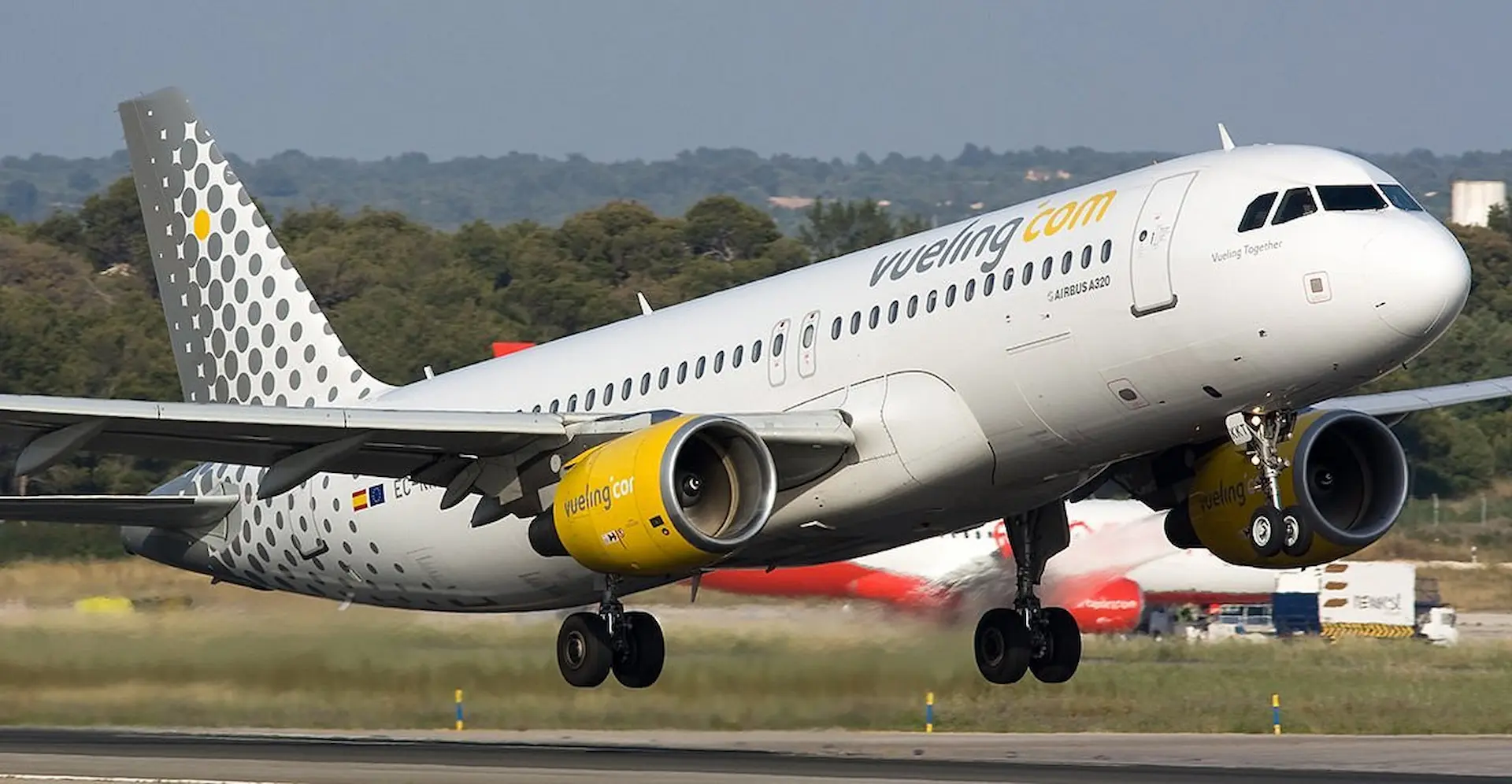 Vueling Airlines Plane Takeoff