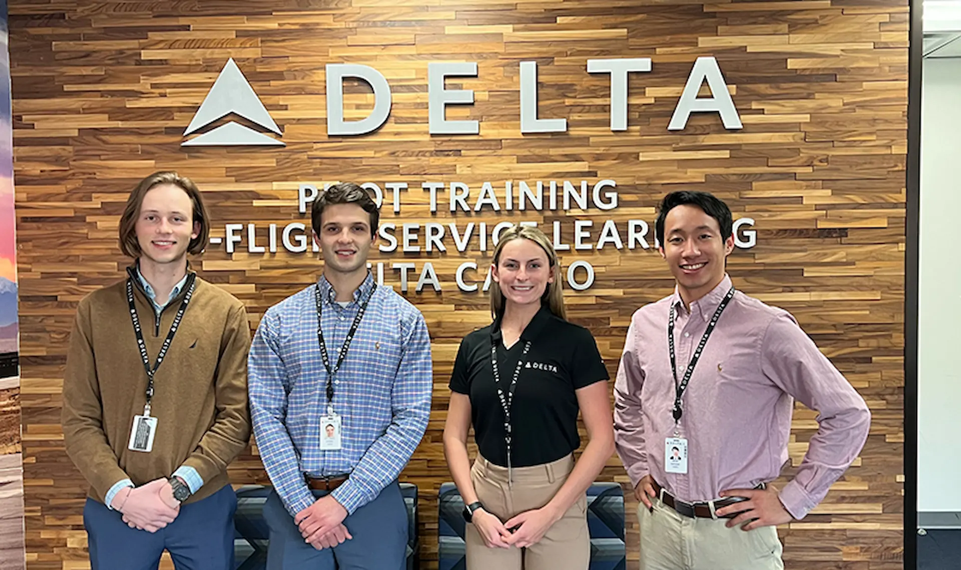 Students intern at Delta