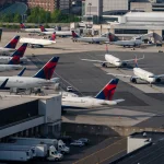 Delta Airlines at Boston Logan Airport