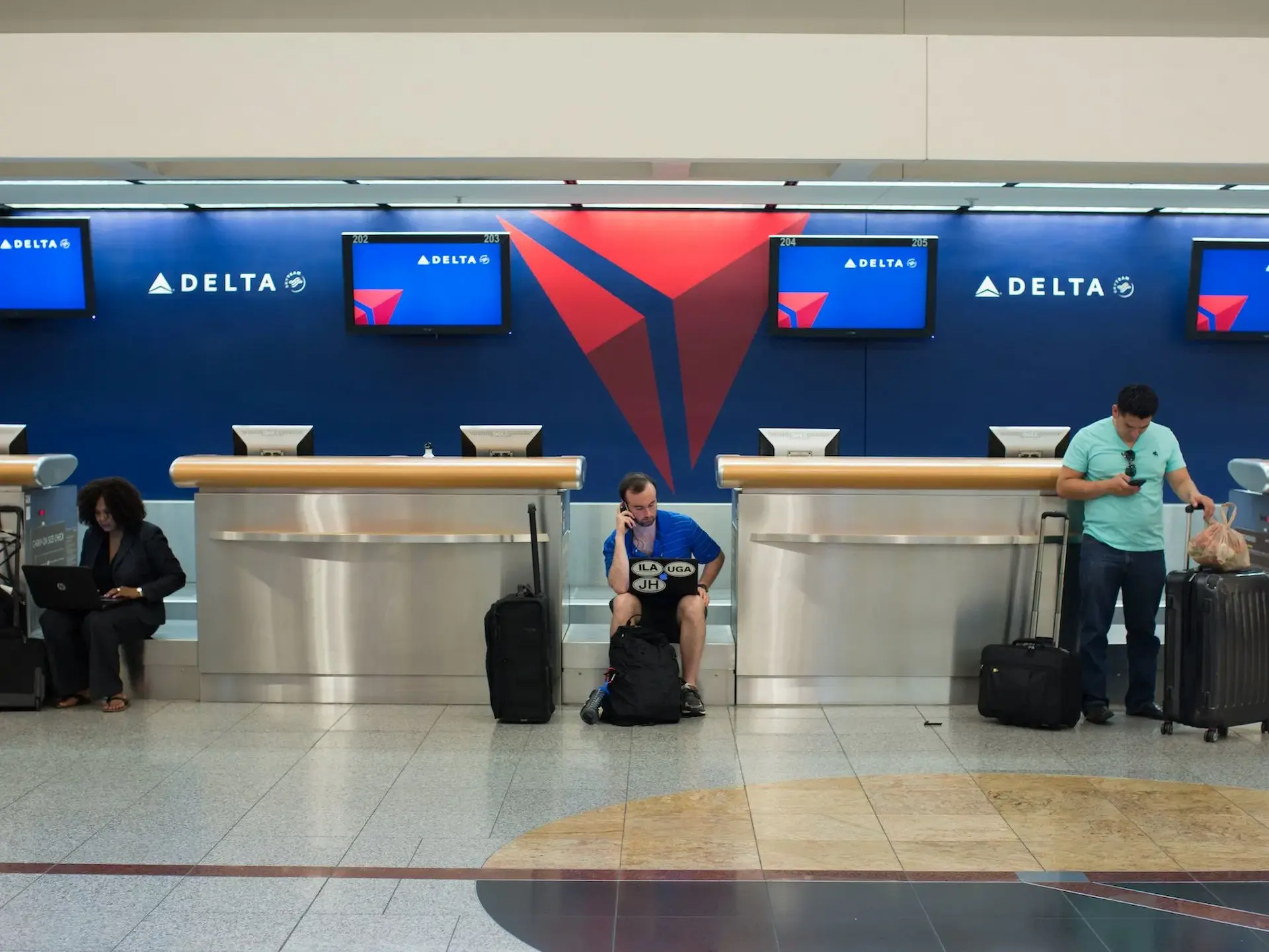 Delta Airlines Ticket Counter