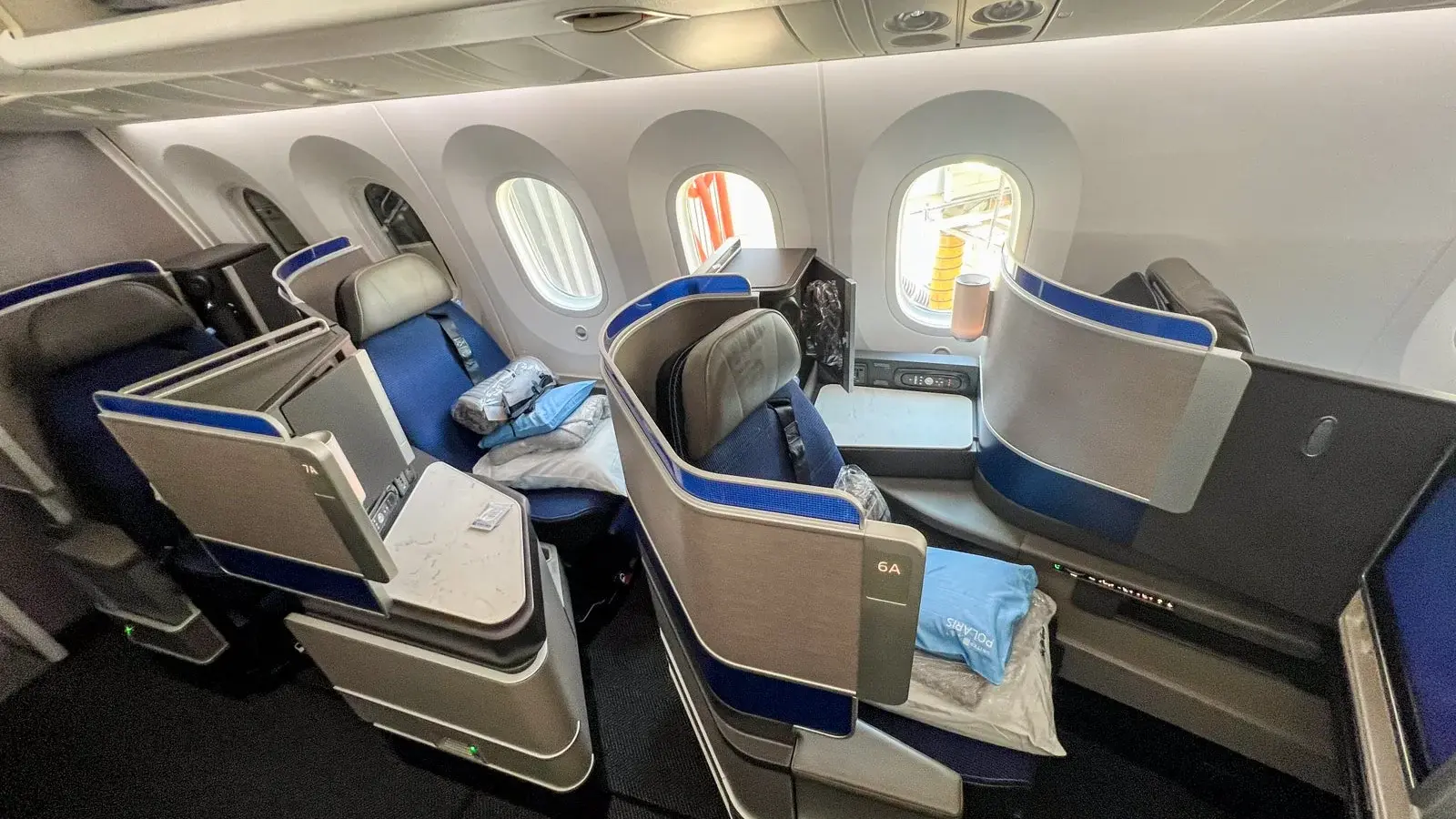 united polaris business class review