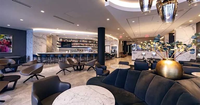 New Polaris business class lounge at LAX
