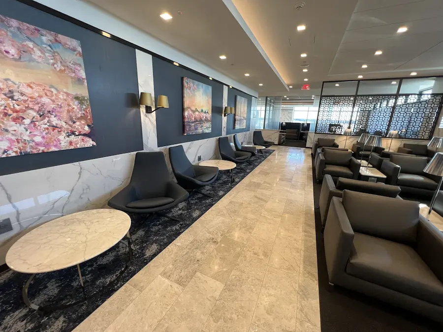 United Polaris Lounge at Dulles International Airport