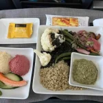 united airlines asian vegetarian