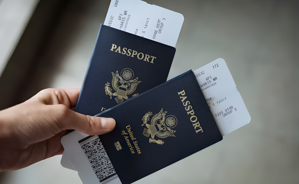Passports with boarding passes showing how airline check-in deadlines work in 2026.