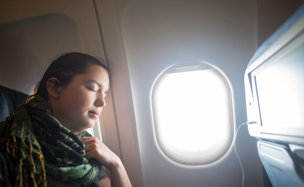 aiport tips sleep on overnights flights