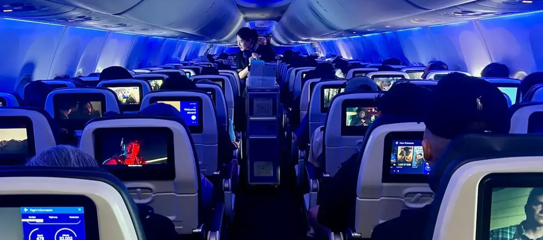 United Airlines Economy Seat