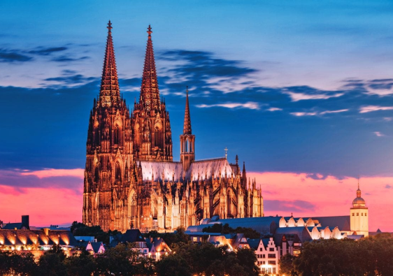 Cologne Sunset of Cathedral