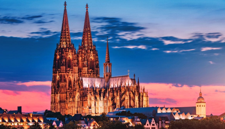 Cologne Sunset of Cathedral
