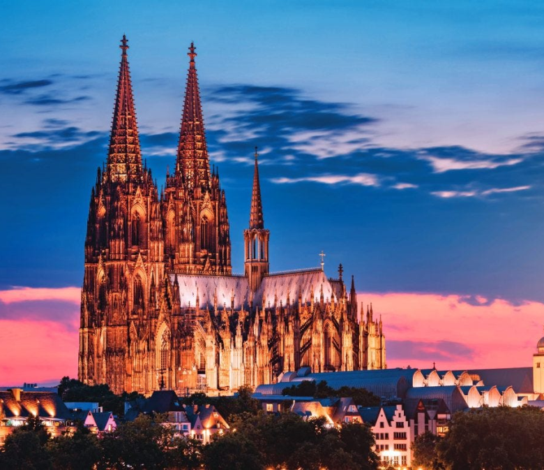 Cologne Sunset of Cathedral