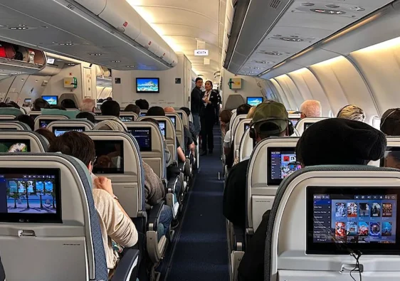 Philippine Airlines on board