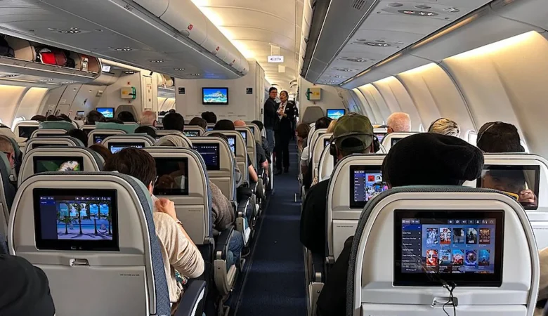 Philippine Airlines on board